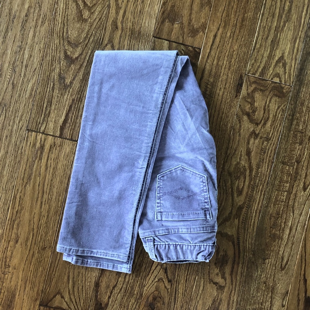 NWT Peek kids purple corduroys
